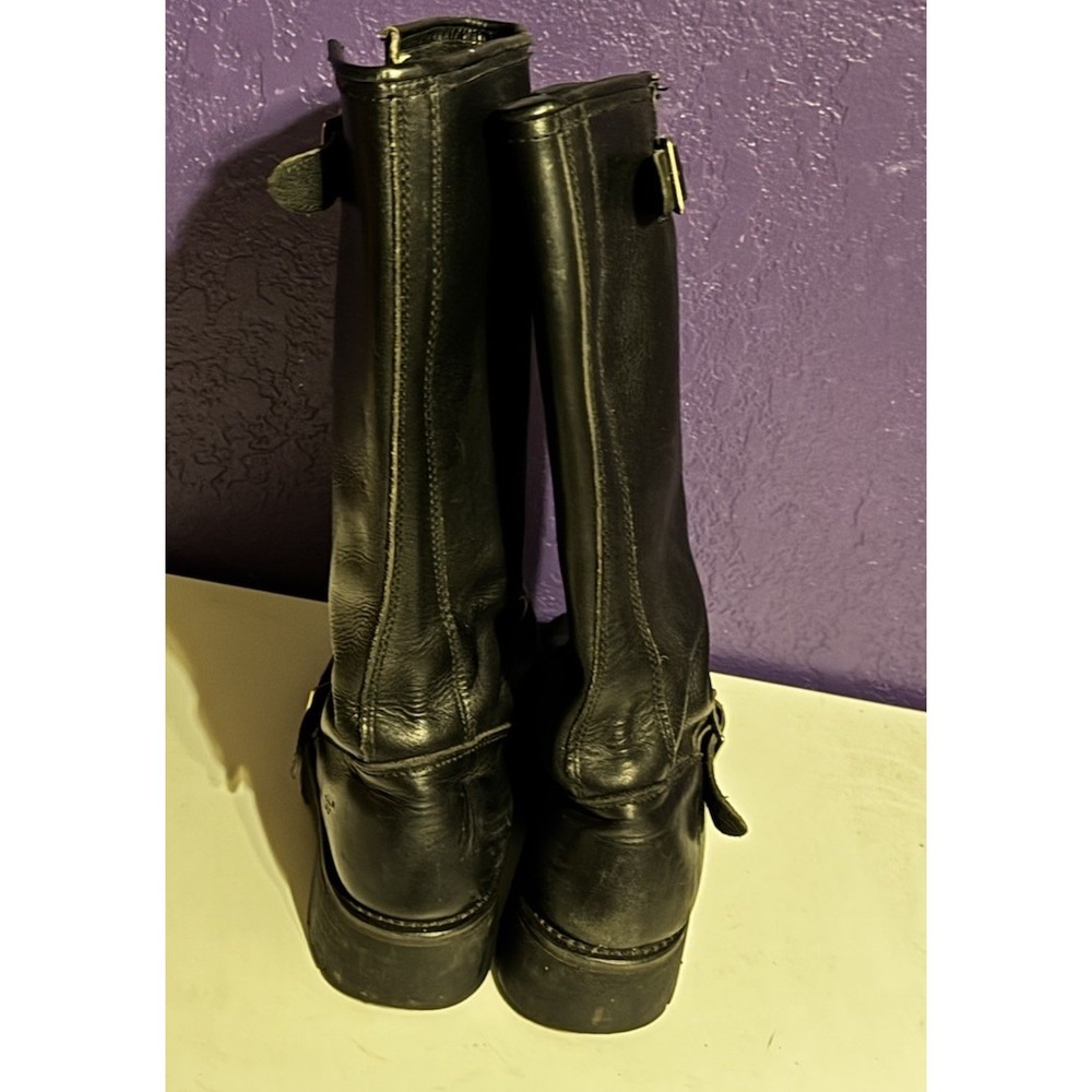 AdTec Engineer Motorcycle Boot 16" High Quality Leather 1443 Men's 8.5 W - Picture 3 of 6